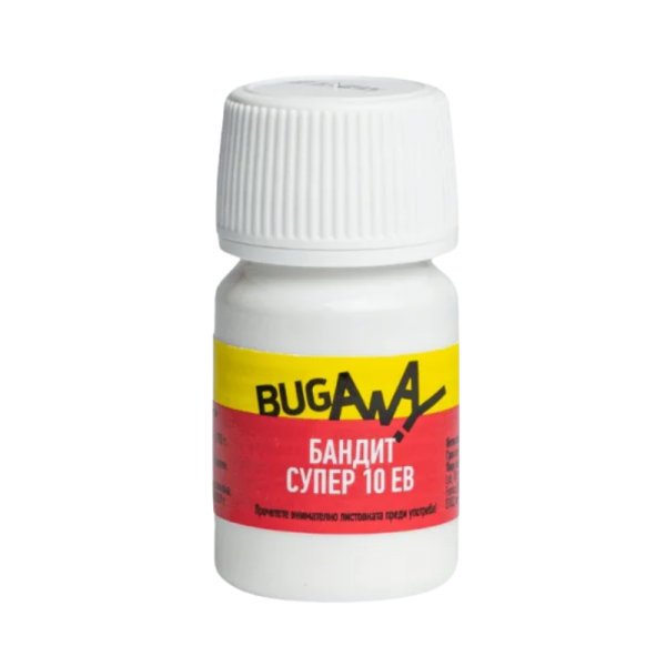 Препарат Bugaway Бандит Супер 10 ЕВ, против бълхи и кърлежи